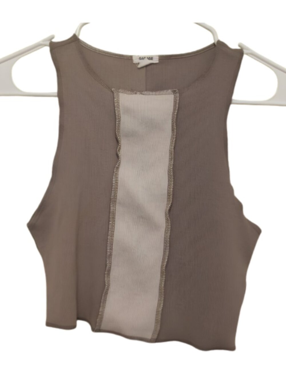 Garage MultiColor Cropped Tank Top - Sleeveless Top